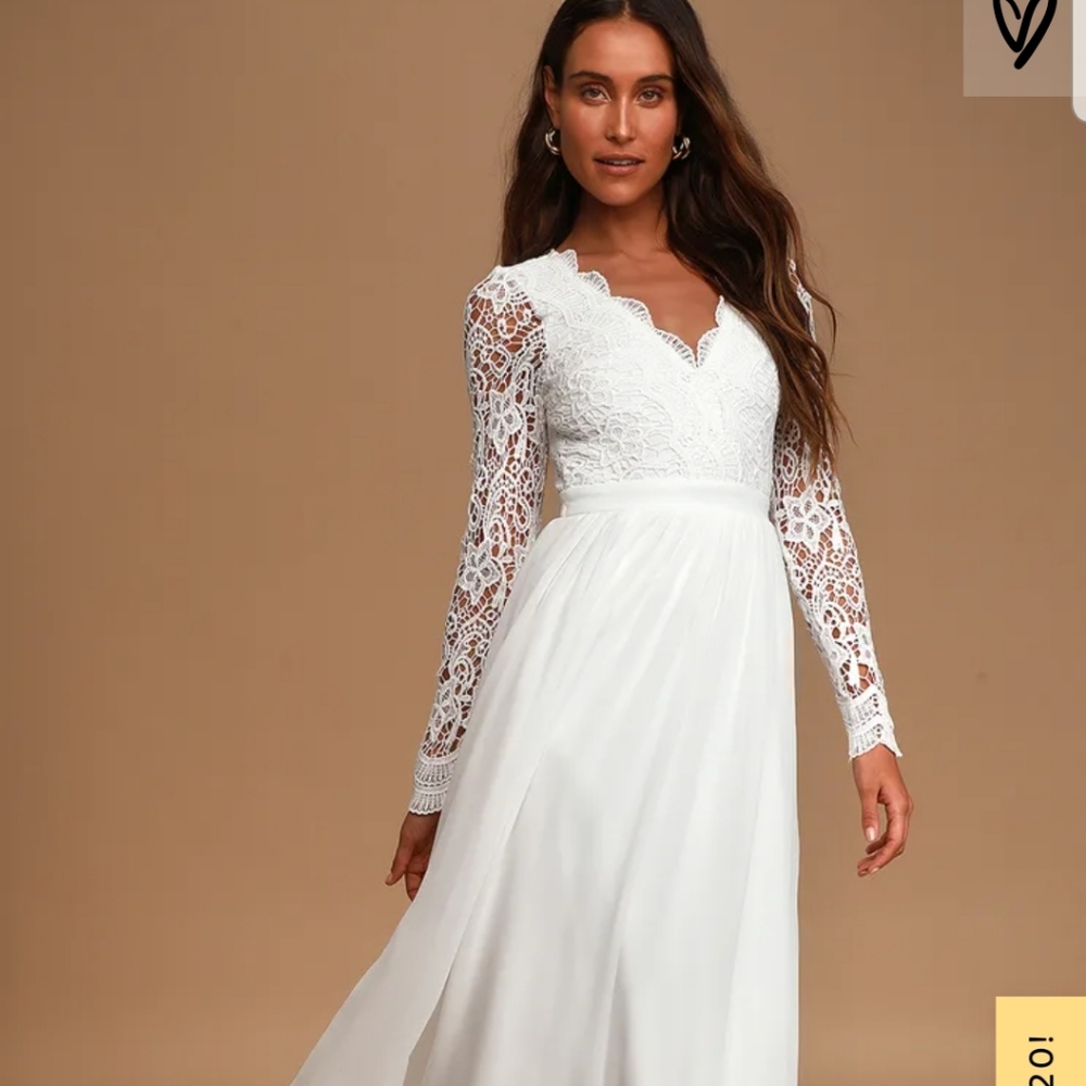 Lulus Lace Dress (M) (4-6)
